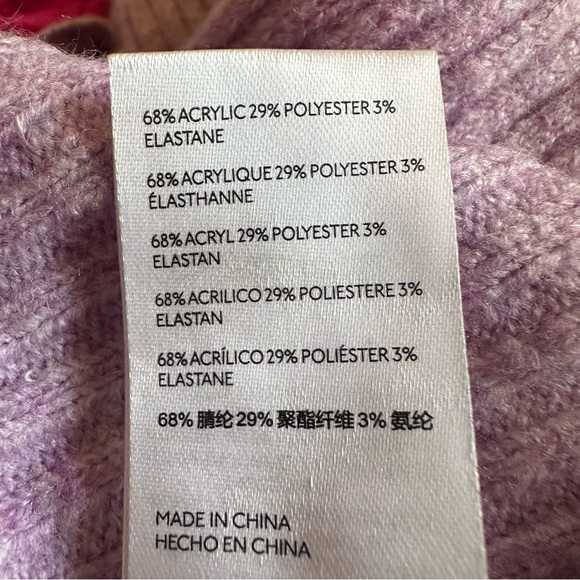 Urban Outfitters Lilac Bibi Wrap Sweater Top Medium Balletcore Coquette Y2K - Picture 14 of 14